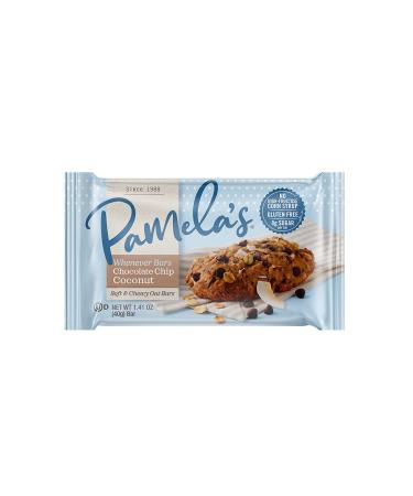 Pamela's Products Gluten Free Whenever Bars - Oat Chocolate Chip Coconut - 7.05 Oz - 5 Count (Pack of 6) - Buy Online on GoSupps.com