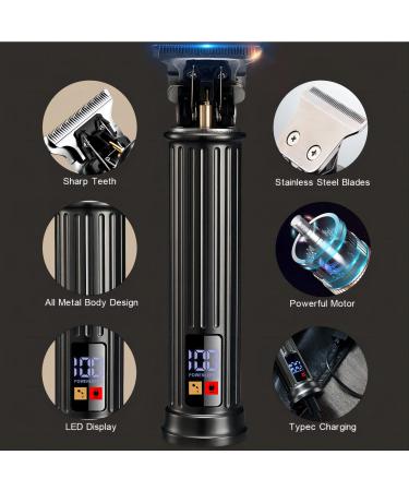 Roziapro Hair Clippers for Men - T Blade Trimmer Professional Waterproof Cordless Beard Trimmer for Hair Cutting & Barber Supplies - Buy Online on GoSupps.com