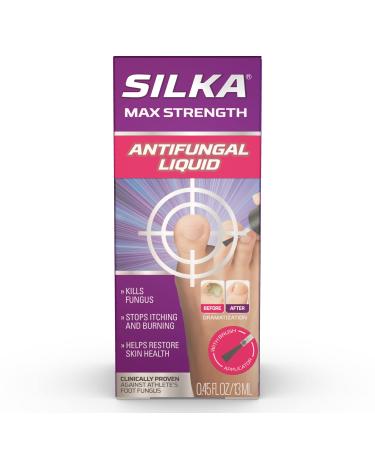 Silka Max Strength Antifungal Liquid with Brush Applicator, 0.45 Fl Oz