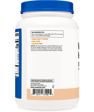 Nutricost Cake Batter Whey Protein Isolate Powder - 2LB Pack (1 Count) - Buy Online on GoSupps.com