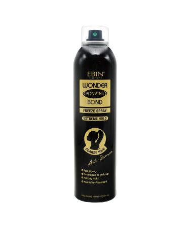 EBIN NEW YORK WONDER PONYTAIL BOND FREEZE SPRAY EXTREME HOLD - COARSE HAIR 8oz/ 245ml - Buy Online on GoSupps.com