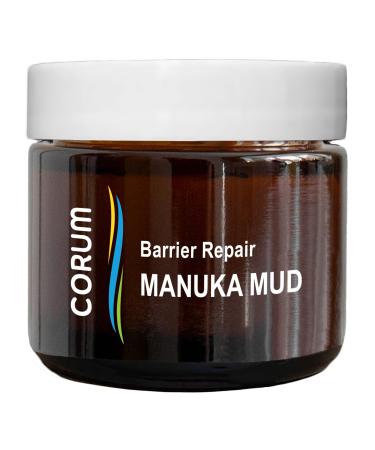 CORUM Barrier Repair Manuka Mud - Natural Calming Smoothing Soothing Purifying Non-drying Balancing Breakout-fighting Malassezia- busting Face and Body Dead Sea Skin Polish