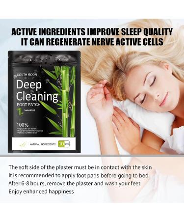 Deep Cleansing Foot Pads with Bamboo Vinegar & Ginger Powder (30PCS) - Detox, Foot Care, Deep Sleep & Relaxation - Buy Online on GoSupps.com