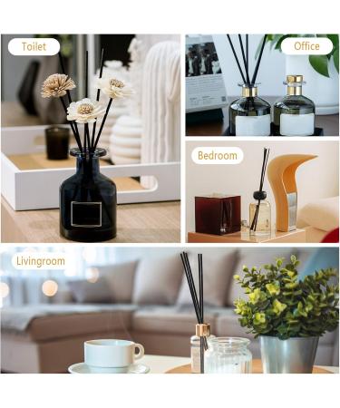 200 PCS Fiber Chopsticks Aroma Diffuser Sticks - 24cm Scented Fragrance Sticks for Room Diffusers - Cotton Black Diffuser Sticks for Home & Office - Buy Online on GoSupps.com