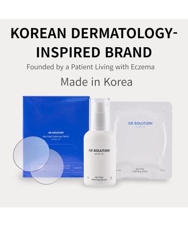 AD SOLUTION Ato Fast Calming Serum for Sensitive & Eczema-Prone Skin Instant Relief from Itch Redness & Flare-Ups Powered by Cica & Panthenol 1.69 Fl Oz - Buy Online on GoSupps.com