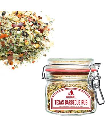 EDEL KRAUT Organic Texas BBQ Rub 150g | Premium Glass Spice Jar | International Shipping Available - Buy Online on GoSupps.com
