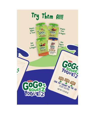 GoGo SqueeZ Yogurt Variety Pouch 48 Oz - Pack of 16/03 Oz - Healthy and Convenient Snack - Buy Online on GoSupps.com