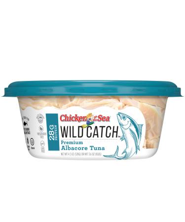 Chicken of the Sea Wild Catch, Albacore, 4.5 oz Cups, Pack of 8