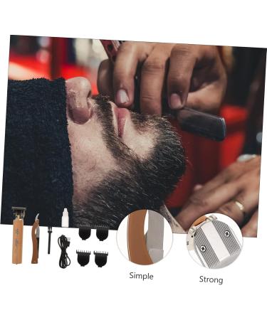 Beaupretty 1 Set T-Type Electric Pusher Detail Trimmer Electric Mustache Trimmer Mens for Barber Manscape Trimmer for Men Trimmer Men Beard Wooden Lettering - Buy Online on GoSupps.com