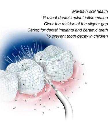 Buy Portable Water Flossers for Teeth & Braces - Cordless Dental Floss Kit with 3 Heads | International Shipping Available - Buy Online on GoSupps.com