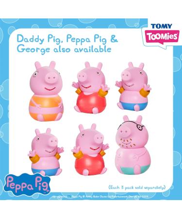 TOMY Toomies Peppa Pig Mummy Pig Peppa & George Bath Squirters - Fun Water Play Bath Toys for Babies & Toddlers - Suitable for 18 Months - Buy Online on GoSupps.com