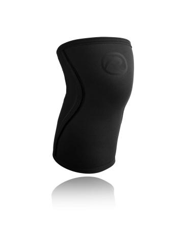 Rehband Rx Knee Support - 7mm - Carbon Black - Large - 1 Sleeve Large (Pack of 1) Carbon Black