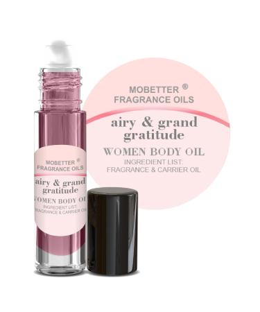 MOBETTER FRAGRANCE OILS Airy & Grand Gratitude Fragrance Body Oil for Women