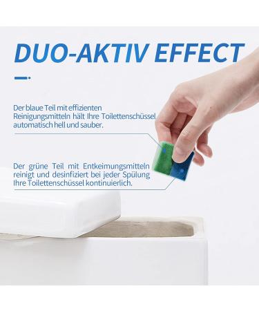 Vacplus WC Cleaner Duo-Active Cleaning Cubes - 12 Extra Strong Pieces for Water Tanks | Prevent Limescale & Dirt | International Shipping Available - Buy Online on GoSupps.com
