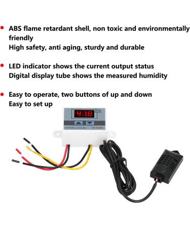 Digital Moisture Controller Module - LED Hygrometer Sensor Switch for Winter Gardens & Storage Rooms | Accurate Durable Moisture Control - Buy Online on GoSupps.com