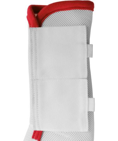 Flying Gaiters for Horses - Ultimate Fly Protection | 4-Piece Set in Full White Opulent Garden Design - Buy Online on GoSupps.com