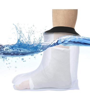 Spkaodngo Waterproof Cover Leg for Adult Ankle Shower Bath Watertight Foot Protector Wounds for Swimming Bath Accessories - Buy Online on GoSupps.com