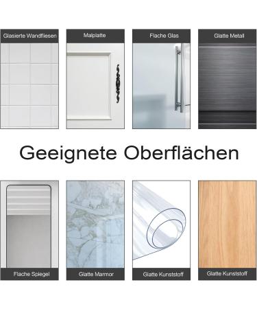 Buy AOT 6-Piece Silicone Wall Hooks Set | Self-Adhesive Key/Toothbrush Holders - Bathroom & Kitchen Storage (Black & White) - Buy Online on GoSupps.com