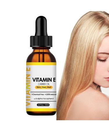 JPSDOWS Pure vitamin E for the skin - Pure organic vitamin E for skin hydration and moisture - Moisturizing and hydrating vitamin E 60ml for the face