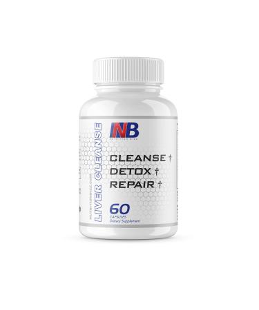 NutritionBizz Liver Cleanse Detox | Cleanse | Repair 60 Capsules