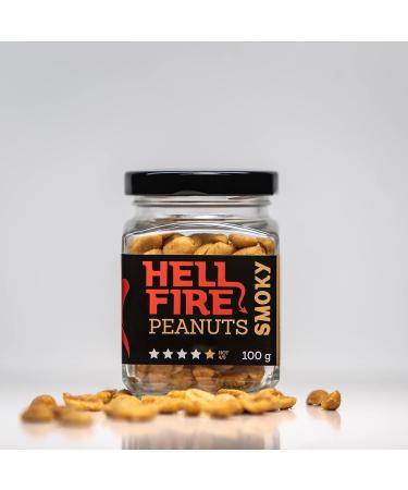 I Love Spicy Hellfire Peanuts | Smoky Roasted Peanuts with Trinidad Scorpion & Fatalii Chili | 100g Pack - Buy Online on GoSupps.com