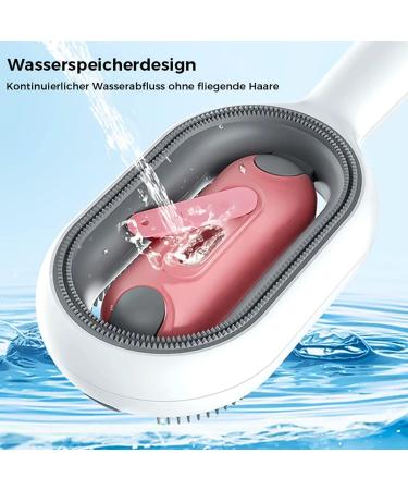 SXIIO 2-in-1 Animal Hair Removal Comb with Water Tank | Multifunctional Cat & Dog Brush for Undercoat Care Massage & Fur Cleaning - Ideal for Short & Long Haired Pets - Buy Online on GoSupps.com