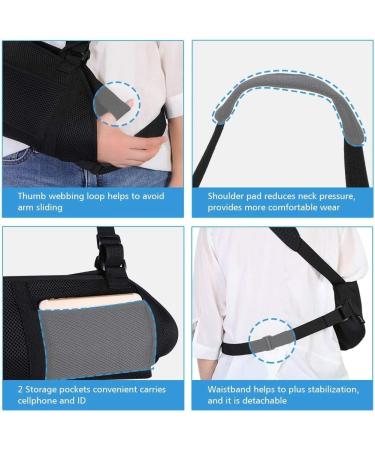 Doact Arm Loop Shoulder Support | Rotator Cuff Brace for Dislocations Sprains & Injuries | Adjustable Belt with Storage Pocket - Buy Online on GoSupps.com