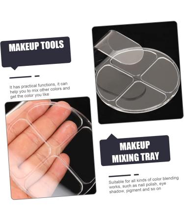 Didiseaon 6 Sets Acrylic Powder Chassis Cosmetic Mixing Pallet Color Display Plate Eyeshadow Palettes Makeup Gadgets Makeup Palette Spatula Cosmetic with Spatula Supplies Liquid Foundation - Buy Online on GoSupps.com