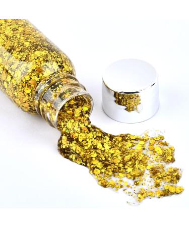 Anntim 6 Bottle Body Gel Glitter Makeup - Festival Face & Hair Glitter Fasching Schminke for Christmas Masquerade & Birthday Celebrations - Buy Online on GoSupps.com