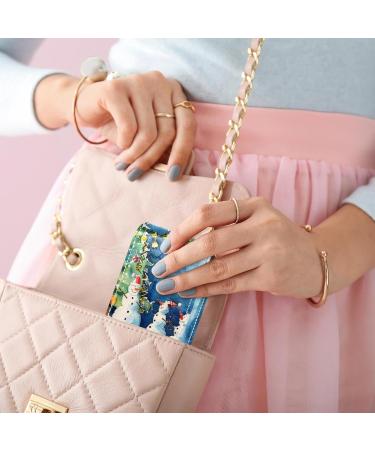 Shop Stylish Leather Lipstick Case with Mirror - Mini Lip Gloss Organizer for Christmas Perfect Gift for Makeup Lovers - Buy Online on GoSupps.com