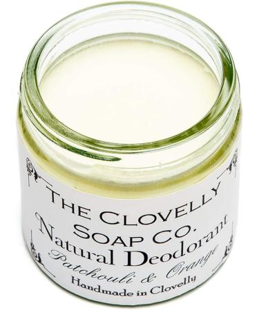 Clovelly Soap Co Natural Handmade Deodorant Balm Patchouli & Orange 60g Glass Jar - Buy Online on GoSupps.com