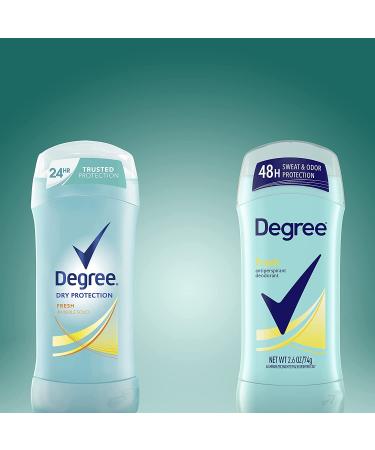 Degree Women's 48-Hour Fresh Energy Antiperspirant Deodorant 2.6 oz - Pack of 6 - Buy Online on GoSupps.com