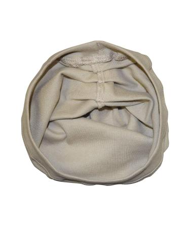 Buy Betty Dain Stretch Terry Cloth Turban in Beige | Comfortable & Stylish Headwear for All | International Shipping Available - Buy Online on GoSupps.com
