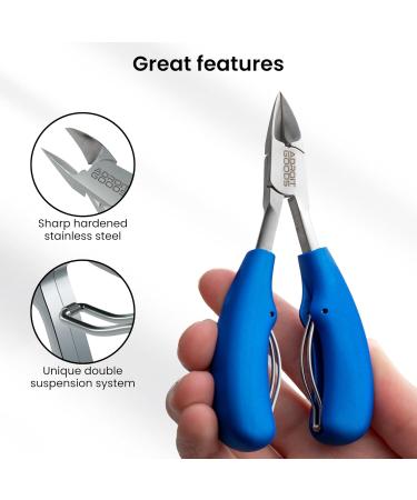 AdroitGoods Nail clippers for hard toenails - Pink - Nail clippers - For Ingrown Toenail - chalk nails - Nail scissors (Blue) - Buy Online on GoSupps.com