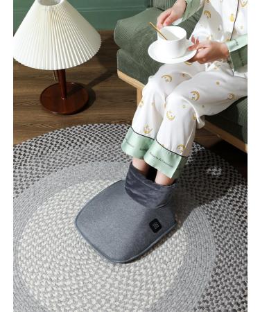 Tita-Dong Electrical Foot Warmer | Soft Under Desk Foot Heater Pillow | 3 Temperature Levels | 6-Hour Timer | Gray Upgrade - Cozy Comfort for Home & Office - Buy Online on GoSupps.com
