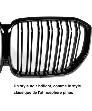 Gangying G05 Grill Front Grille Compatible for BMW X5 Series G05 Kidney Grille Gloss Black Double Slats 2019 2020 2021 2022 - Buy Online on GoSupps.com