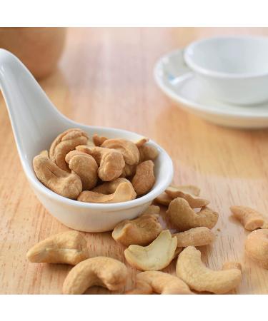 Jaybee's Nuts Roasted Salted Cashews 32 oz Reusable Container - Whole Similar to Organic, Everyday Healthy Snack for Keto Diet, Vegan, Great for Cooking, Baking, Salads - Kosher Certified - Buy Online on GoSupps.com
