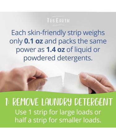 Tru Earth Hypoallergenic Eco-Friendly Laundry Detergent Sheets - 32 Count, Fragrance-Free, Biodegradable, Plastic-Free - Sensitivity Safe (Up to 64 Loads) - Buy Online on GoSupps.com