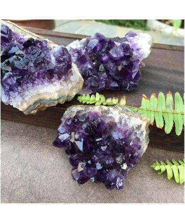 Natural Crystal Rough Crystal Natural Ore Irregular Amethyst Cluster Brazilian Crystal Rough Gemstone Home Decoration Stone Fish Tank 1pcs - Buy Online on GoSupps.com