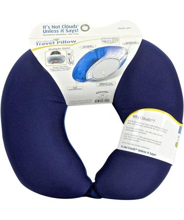 Cloudz Microbead Travel Neck Pillow - Blue | Comfortable & Supportive - Buy Online on GoSupps.com