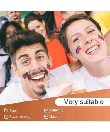 Football Fans Face & Body Makeup Paint - Easy to Clean Portable & Long-Lasting Cosmetics | One Size G - Buy Online on GoSupps.com