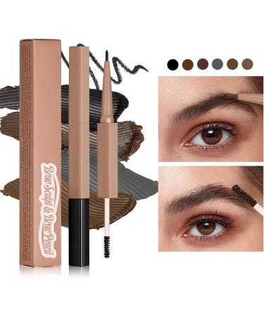 CHAKAE Double-ended Eyebrow Pencil and Eyebrow Tint Gel Waterproof Long Lasting Eyebrow Makeup Cosmetic for Women - Buy Online on GoSupps.com
