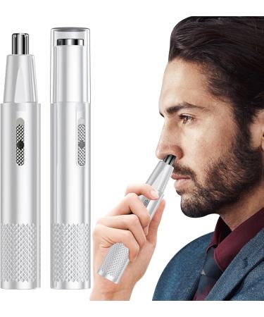 Shakven Ear Hair Trimmer For Men | Eyebrow Trimmer For Men | 2 In 1 Rechargeable Hair Trimmer For Face Foot Hand Beard And Ear Hair Easy Cleansing White Nose Hair Device + Razor - Buy Online on GoSupps.com