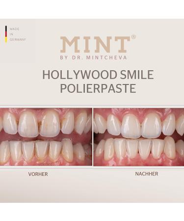 MINT Hollywood Smile Polishing Paste 75ml - Vegan Fluoride-Free Tooth Cleaner for Effective Whitening & Depth Cleaning - Dr. Mintcheva - Buy Online on GoSupps.com