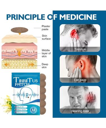 Tinnitus Relief Patches - Natural Herbal Treatment for Ringing Ears, Hearing Loss & Ear Pain - 24PCS - Buy Online on GoSupps.com