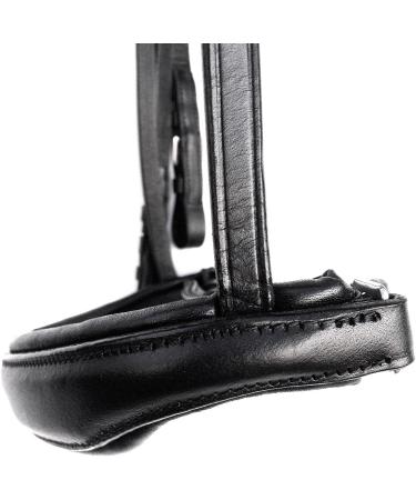 Gs Curb Bit Bridle | Anatomical Neck-Friendly Cutout Black (Cob) | International Shipping Available - Buy Online on GoSupps.com