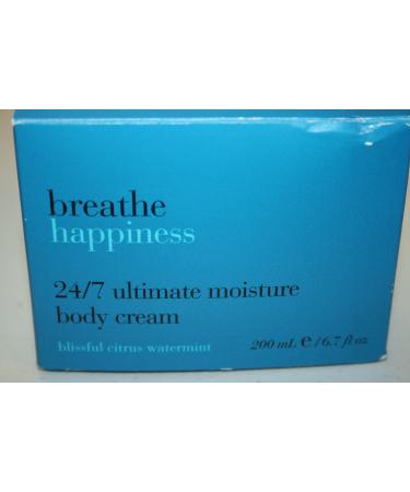 Bath adn Body Works BREATHE HAPPINESS 24/7 Ultimate Moisture Body Cream 6.7 FL OZ