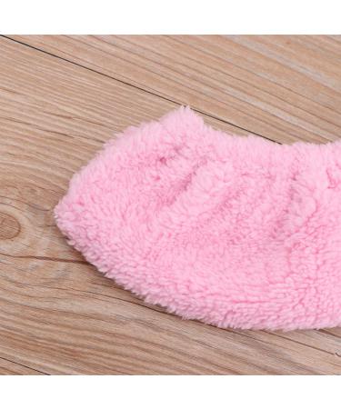 LIOOBO Ice Skates Blade Protectors - 2 Pairs Terry Cloth Blade Socks in Pink | Durable Protection Accessories for Ice Skating - Buy Online on GoSupps.com