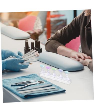 minkissy 2 Sets Nail Holder Professional Manicure Set Professional Manicure Kit Nail Art Practice Stand Nail Art Display Stand Crystal Display Stand Nail Practice Stand Nail Stand Metal 2.4X1.4X1.4CM Assorted Color 1 - Buy Online on GoSupps.com