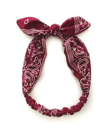 6-Piece Vintage Print Elastic Hair Bands | Daily & Party Use Headbands for Girls - Buy Online on GoSupps.com